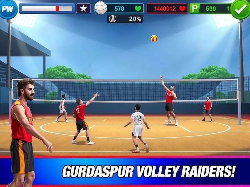 Gurdaspur Volley Raiders Game Screenshot